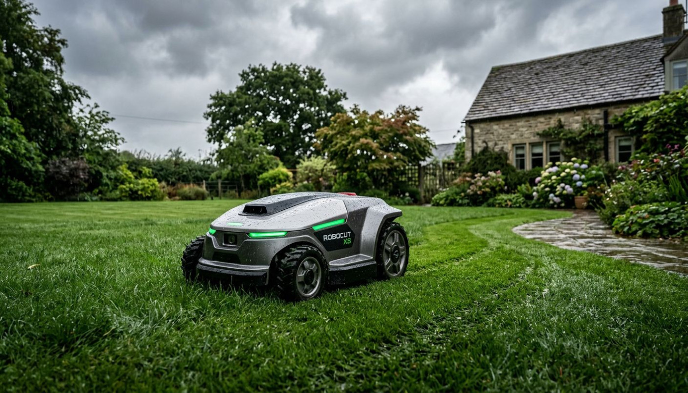Comment un robot de tonte gère-t-il les intempéries ?